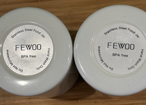 Fewoo 14oz Food Jar Set Vacuum Seal -pair of 2 Unused - Picture 2 of 5