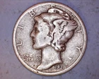 1938-D MERCURY DIME ** 122-6A