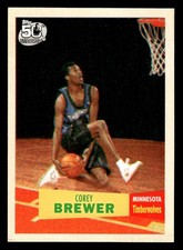 2007-08 Topps #117 Corey Brewer 1957-58 Variations Rookie card