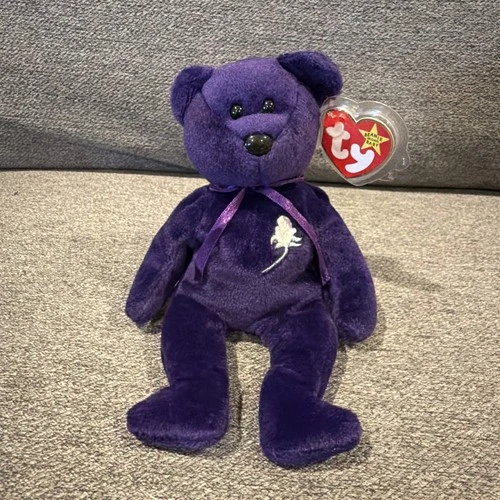 Ty Beanie Babies Princess Bear Toy Diana Rare Bear Vintage Excellent Condition