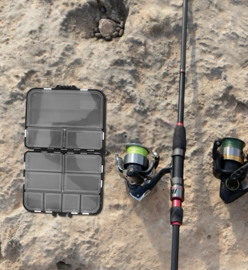 Fishing Tackle Kit Box Men Equipment Tool Organizer Tackle Fly Fishing Accessory
