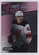2023-24 Upper Deck Synergy Light Up The Night Rookies Pink /699 Luke Hughes u8j