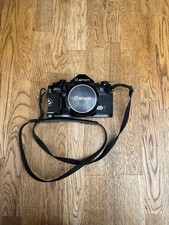 Canon A-1 Black, 35mm SLR Film Manual Camera + Canon 50mm f/1.8 FD Lens - Tested