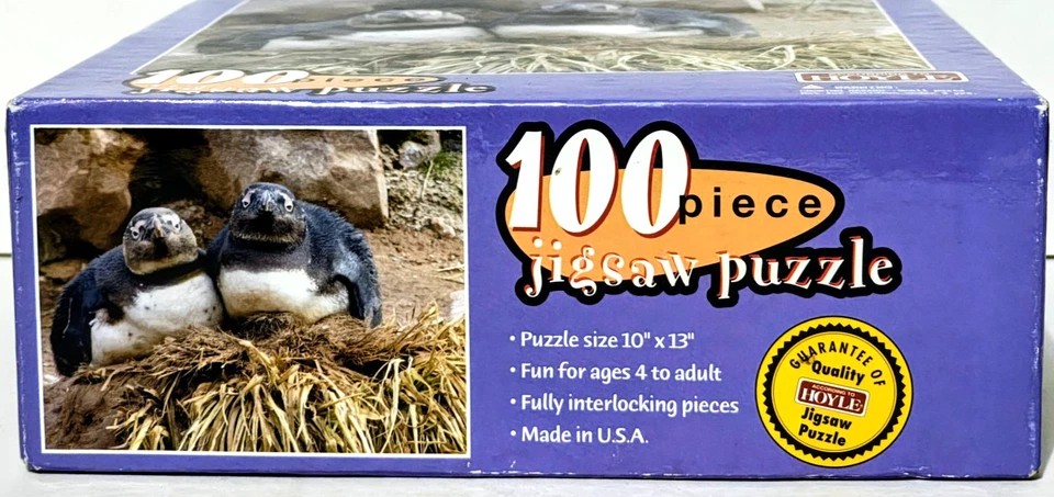 Penguin Puzzle - Hoyle 100 Piece Jigsaw Puzzle - New/Sealed - Image 4 of 4