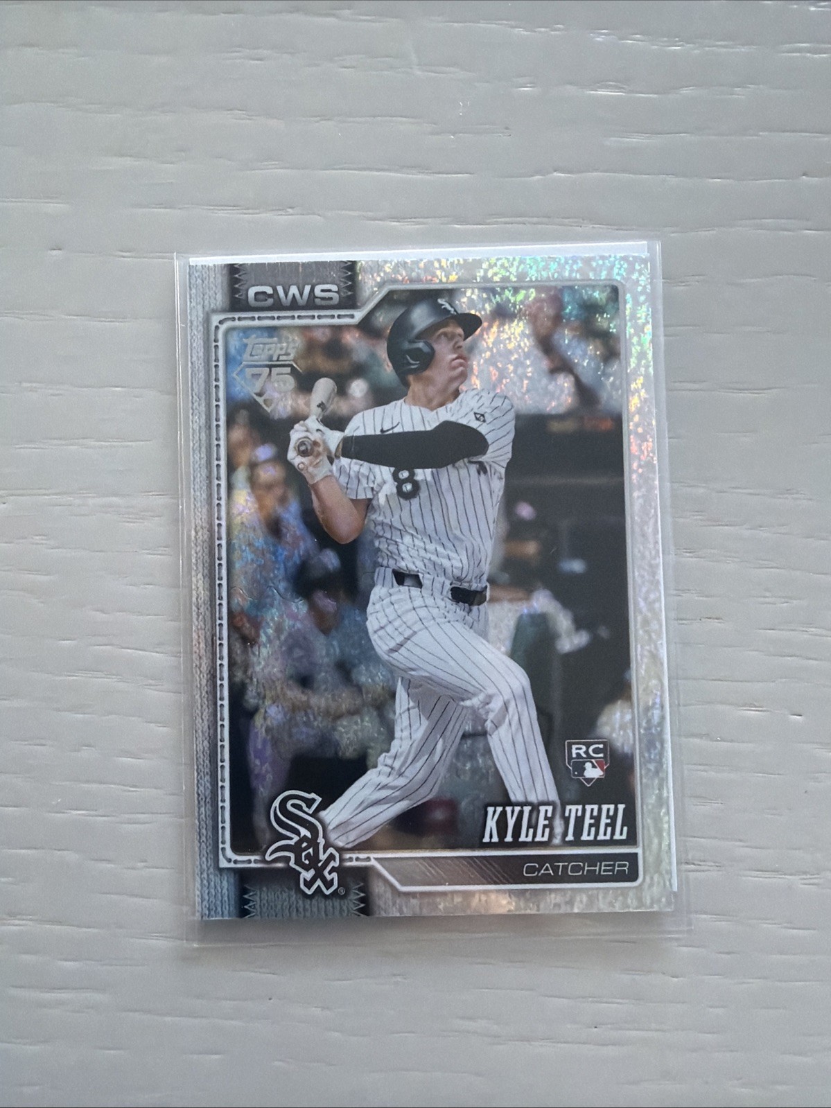 2026 Topps Kyle Teel #201 Sandglitter RC White Sox