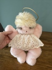 Vintage Ms Noah Angel Cherub Plush Stuffed Animal Toy 12" Made In USA
