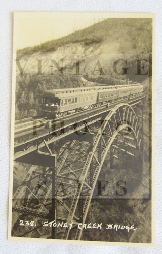 Canadian Pacific Railway Railroad Passenger Train Real Photo Photograph Postcard