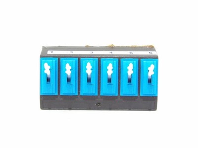 Peco PL-22 blau Ein-/Ausschalter x 6 + 1 x PL-27 Schaltkonsole