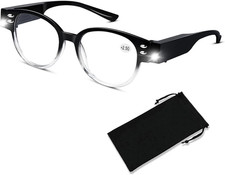 Reading Glasses with Lights Bright LED Readers Magnifying Glasses with Lights...