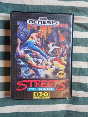 Streets of Rage (Sega Genesis, 1991) Complete In Box - CIB - TESTED AND WORKING!