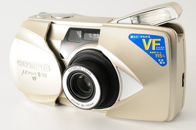 Olympus mju II 115 VF Point & Shoot 35mm Filmkamera | alle funktionieren | NE...
