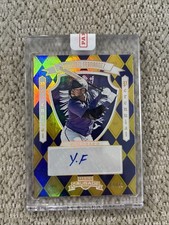 2025 Panini Crusade Perennial Prospect Yanquiel Fernandez Gold /10 Autographed