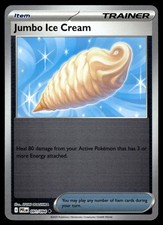 Jumbo Ice Cream 091/094 Uncommon Phantasmal Flames Pokemon Reverse Holo NM
