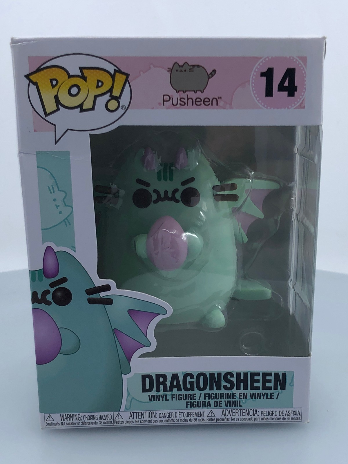Funko Pop! Figura Vinilo Pusheen Dragonsheen #14 Caja Dañada Ver Fotos