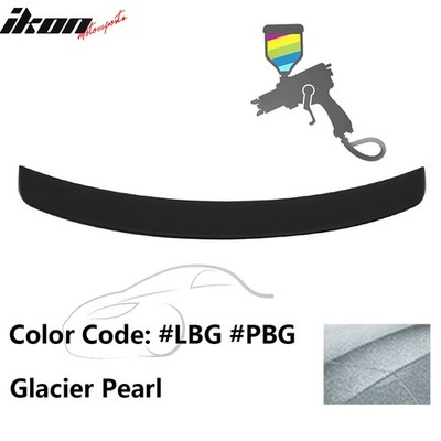 Fits 11-23 Chrysler 300 300C 300S ABS #LBG Glacier Pearl Rear Trunk Spoiler Wing