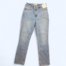 NWT Abercrombie Fitch The 90 s Slim Straight Ultra High Rise Jeans Size 10R/30
