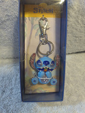 Lilo  Stitch Stitch Faux Jeweled Bling Keychain New In Box