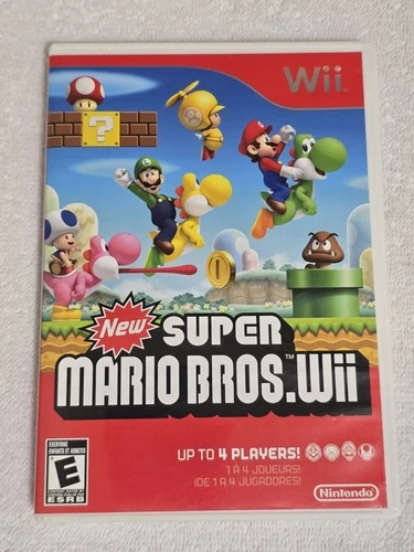 New Super Mario Bros Wii Complete CIB Tested Working Nintendo Wii Game