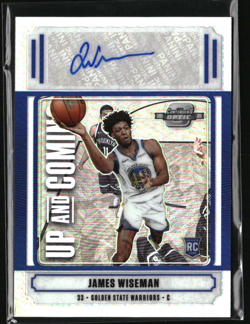 2020 Contenders Optic #UC-JWS James Wiseman Up and Coming Auto #99/99