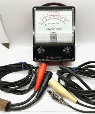 #ad Snap On Tools Voltage Regulator Meter Tester Electrical System Draw Volt AMP $95.00