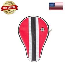 Heavy-Duty Ping Pong Paddle Cover with Zipper - Protect 2 Rackets in Style
