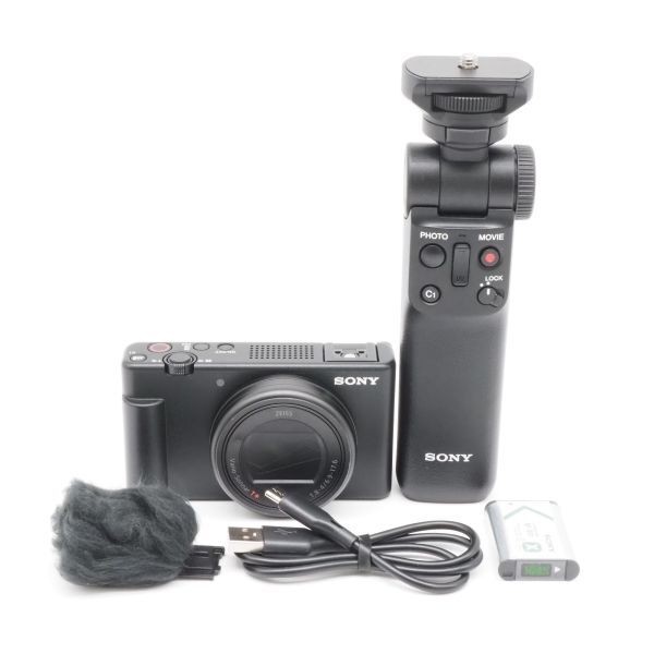 SONY VLOGCAM ZV-1M2G B Shooting Grip Kit Black 65007 | eBay