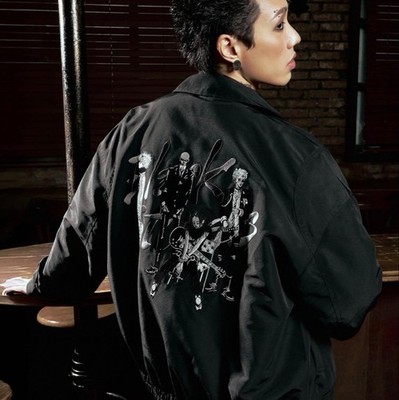 XRAGE x NANA BLACK STONES High Neck Jacket Black XL-2XL Punk Style