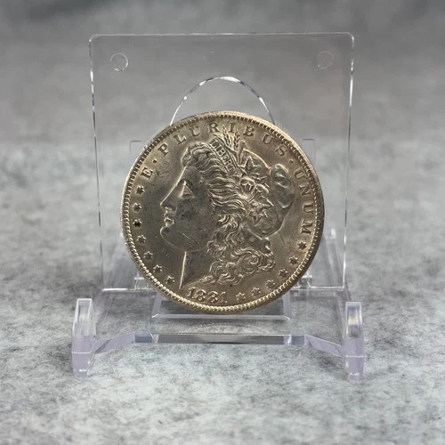 1881-CC Morgan Dollar ALMOST UNCIRCULATED+ Carson City Silver Dollar Great Cond.