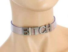 Clear Vinyl Slave Bdsm-Choker-Slut-Collar-Restraint-Choker-Adult-Kinky