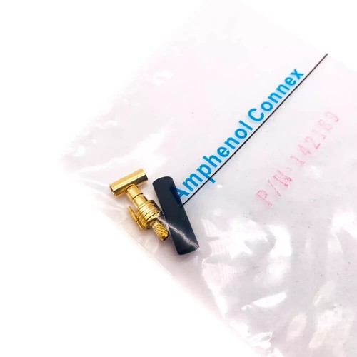 5 pcs Amphenol 142189 SMB Connector Straight Crimp Jack 50 Ohms - Picture 5 of 6
