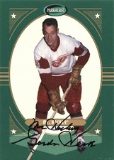 2001-02 IN THE GAME PARKHURST #PA-12 GORDIE HOWE AUTOGRAPH