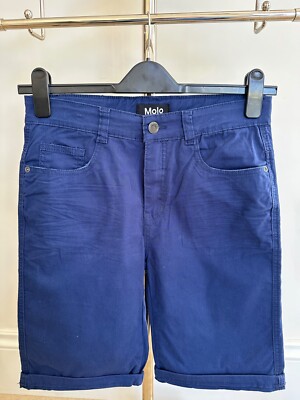 MOLO   blaue Designer-Chino-Shorts für Jungen   16 Jahre