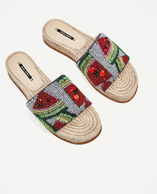 Satin Zara Home Mules Zara Slides Uk ZARA AUBERGINE LADIES SLIDES