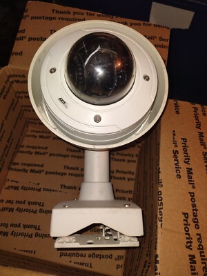 Axis Model P3344 12MM Dome Security Camera PN: 0325-041-07 With Axis Wall Mount 