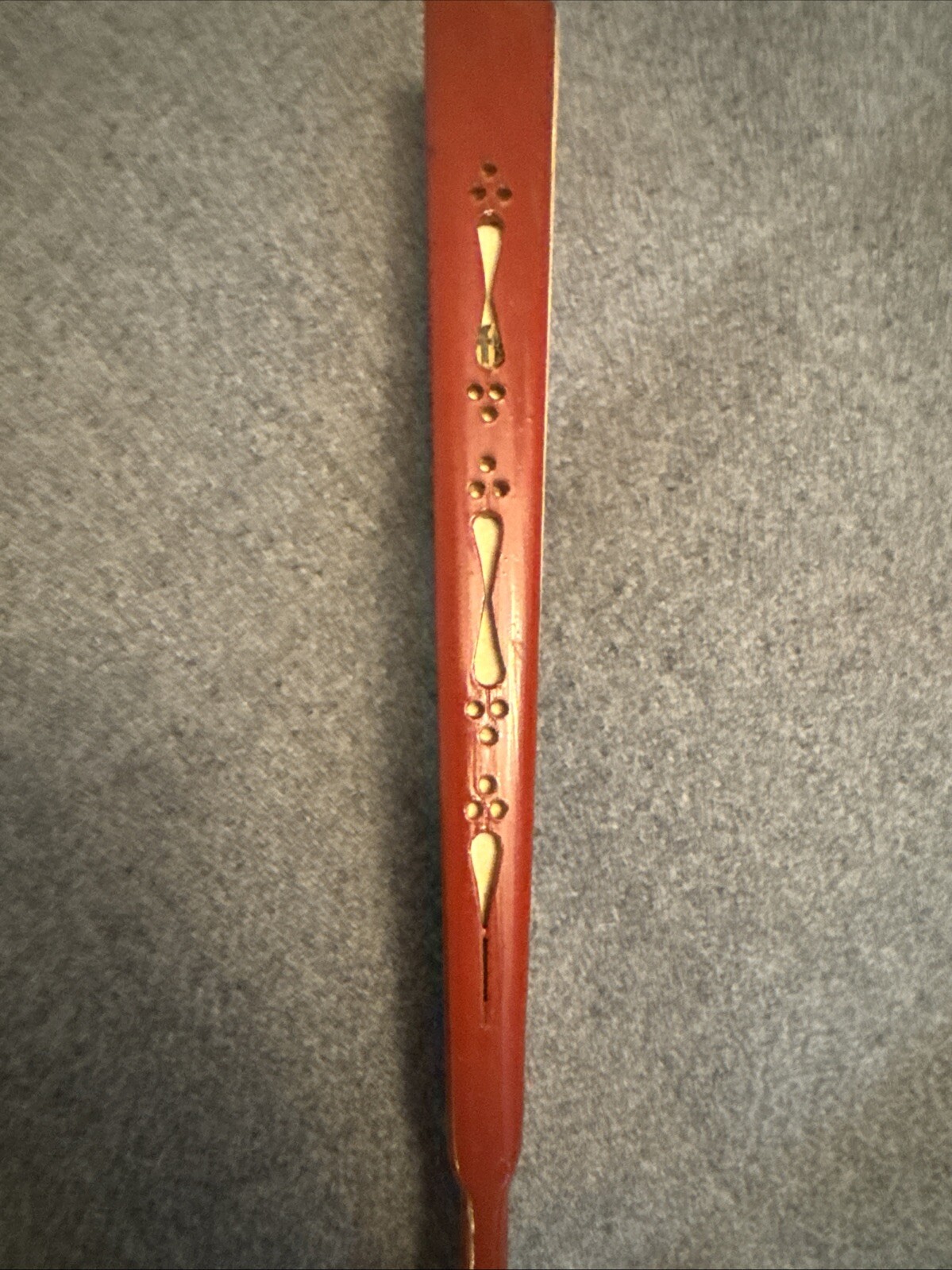 1945 Vintage Hand Painted Asian Japanese Wall Art Fan