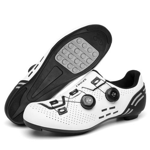 Speed Bicycle Shoes Carbon Pedals Racing Footwear Men Cycling Shoes MTB Cleats - Picture 8 of 42