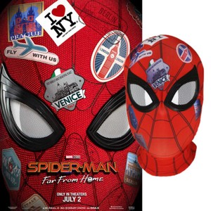 Spider Man Far From Home Peter Parker Halloween Costume Mask Lenses 3d Cosplay Ebay