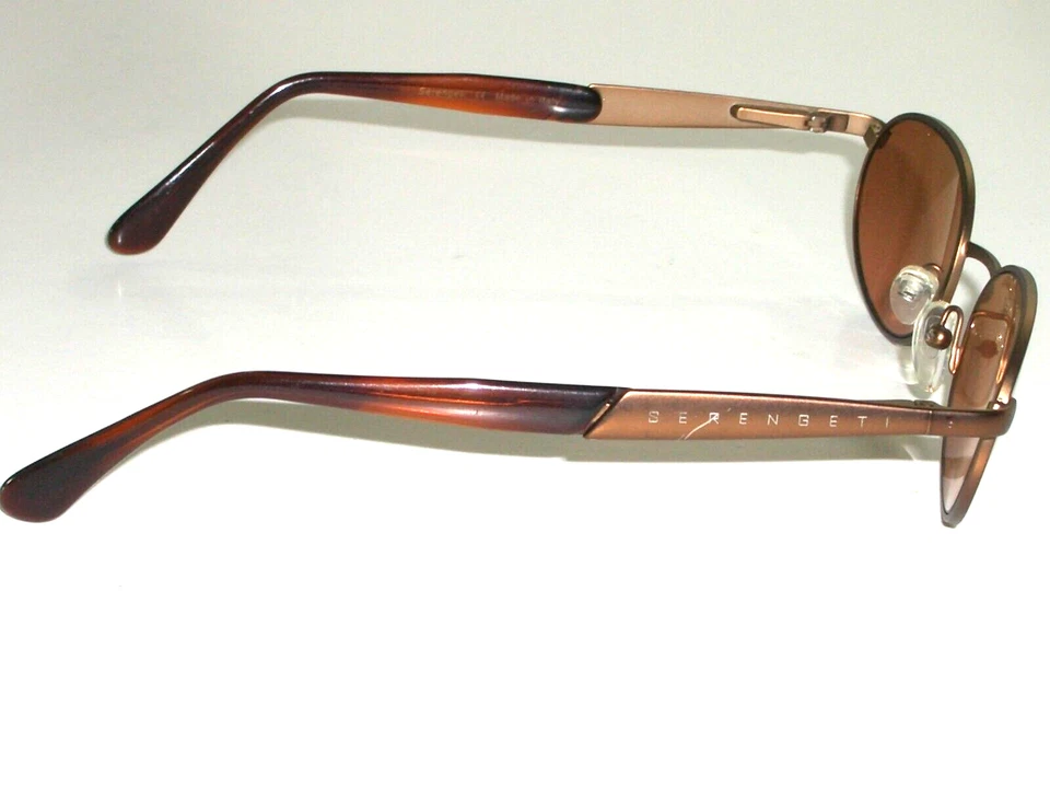 SERENGETI CONDOR 6673 LENTE DE CRISTAL ROSA DEGRADADO ELEGANTES GAFAS DE SOL FLEXIBLES OVALADAS COMO NUEVAS Foto 4 de 4