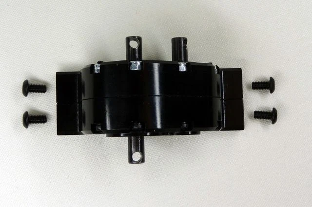 Thicon  Verteilergetriebe 2:1 flach Alu schwarz - 50054 - Bild 2 von 2