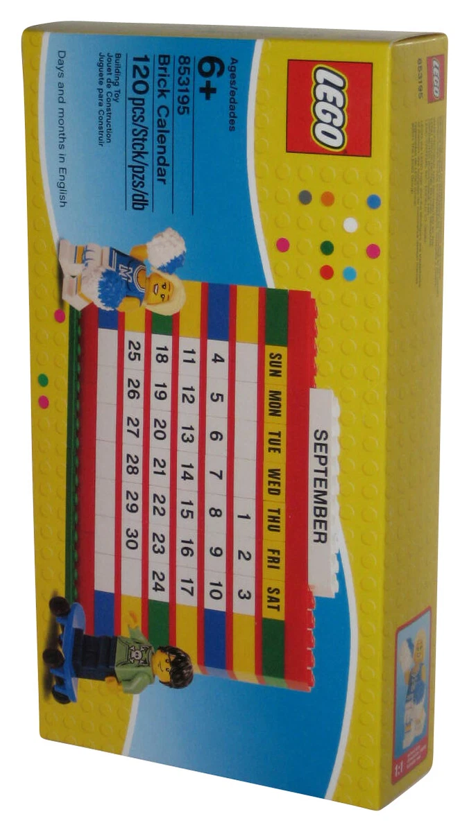 LEGO Brick Calendar Kids Building Toy Set 853195