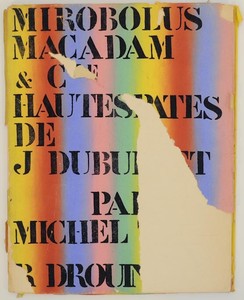 Jean DUBUFFET, Michel Tapie / MIROBOLUS MACADAM & CIE ...