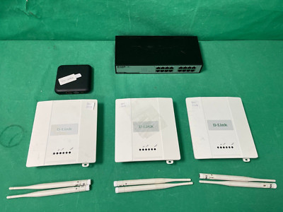 Lot of 5 Mixed D-Link & Xfinity Networking Devices *AS-IS / PLEASE READ''