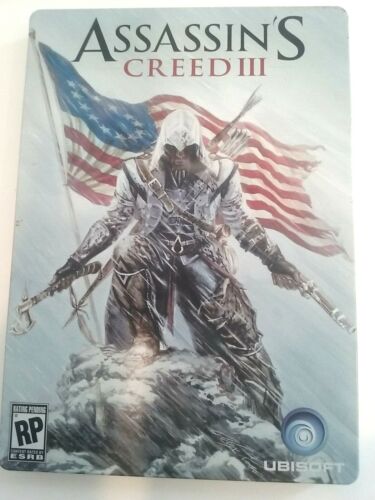 Assassin's Creed III Xbox 360 Custodia libro in acciaio - Foto 1 di 4