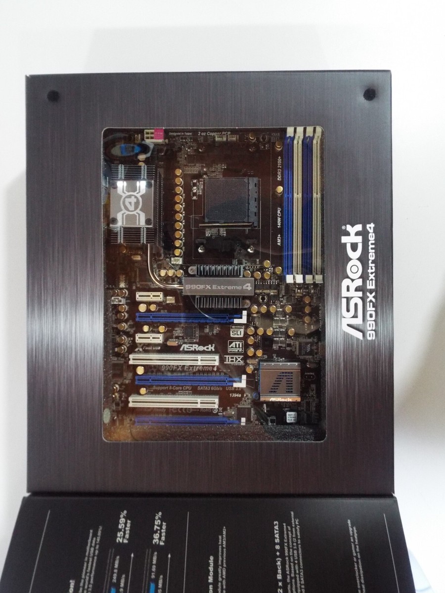 ASRock 990FX EXTREME4 AMD Socket AM3+ Gaming ATX Motherboard