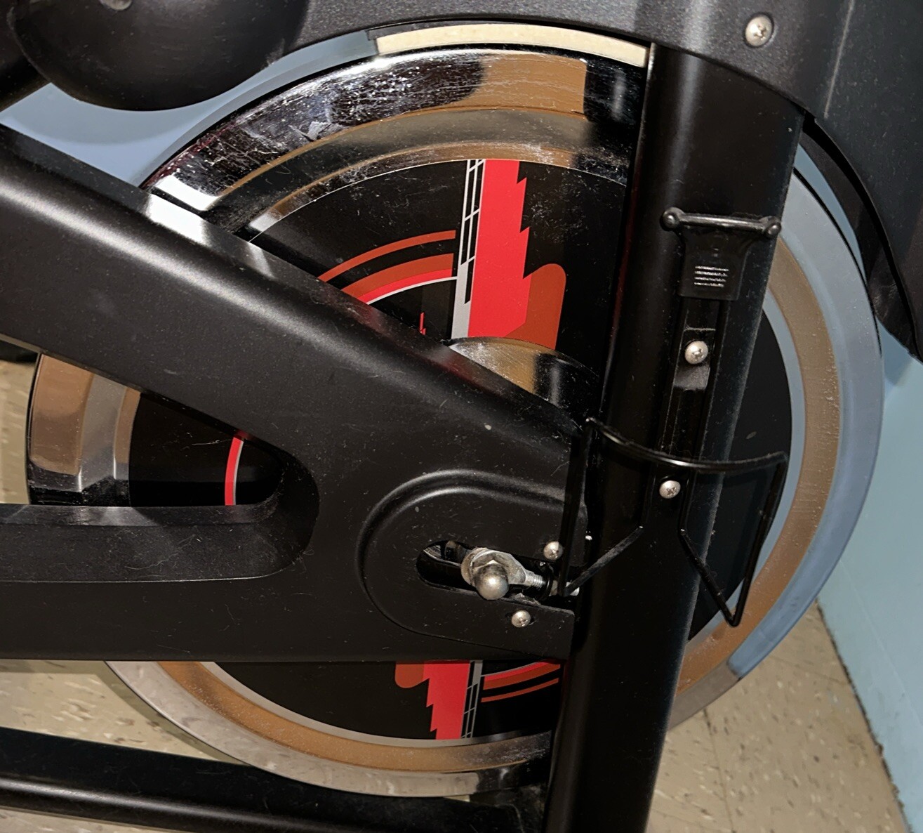 MaxKare Stationary Indoor Cycling Bike with 35 LBS Flywheel Display