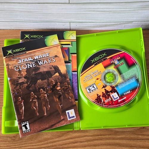 Star Wars: The Clone Wars / Tetris Worlds Combo Microsoft Xbox 2003 Juego M13 - Imagen 3 de 8