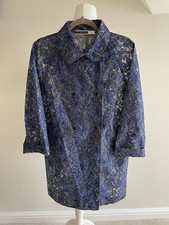 Sportmax Code Waterproof Coat, Lace Effect Xs New.