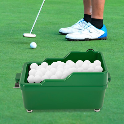 Powerless Golf Balls Dispenser Semi-Auto Ball Serving Manchine Floor Mount