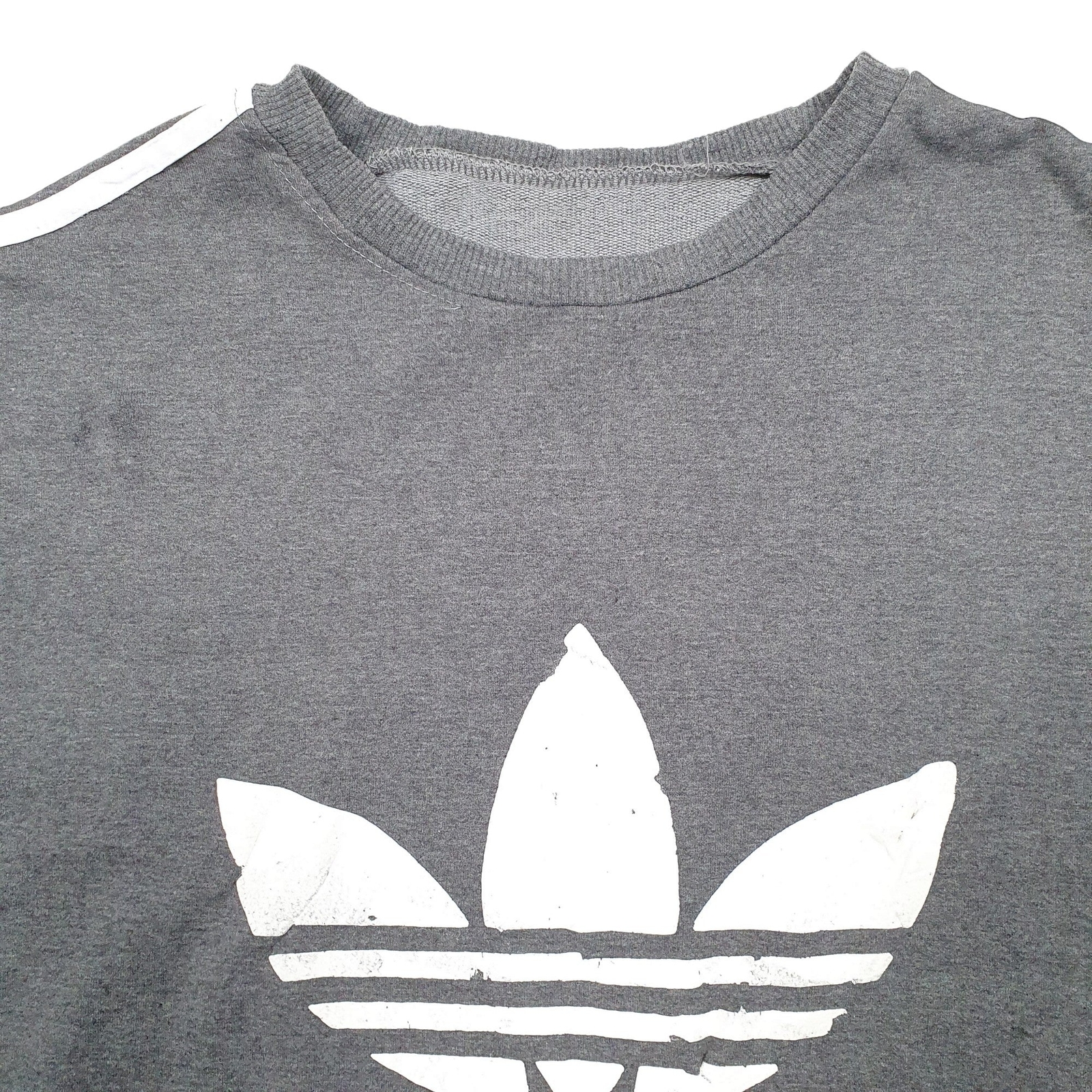 ADIDAS Crewneck Spellout Jumper Sweatshirt Mens S image 2