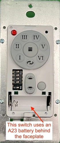 Replacement for Fanimation TW32WH DC Wall Control with Up and Down light Control - Picture 3 of 4